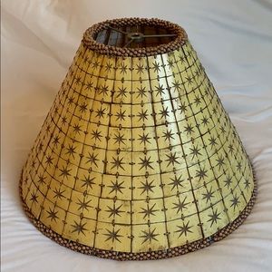 Unique vintage lampshade.